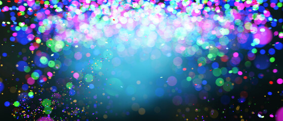 Abstract colorful blurred lights for festive background design such as christmas or other seasonal holidays,3d illustration