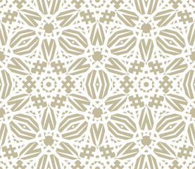 Geometric pattern. Seamless vector background. Ethnic graphic design.