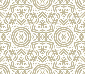 Geometric pattern. Seamless vector background. Ethnic graphic design.