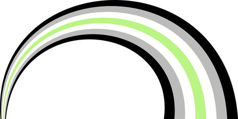 Agender Pride Wavy Flag Human rights LGBTQ+ symbol