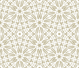 Geometric pattern. Seamless vector background. Ethnic graphic design.