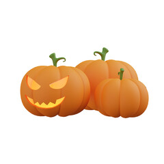 3D 8K Halloween Pumpkin 