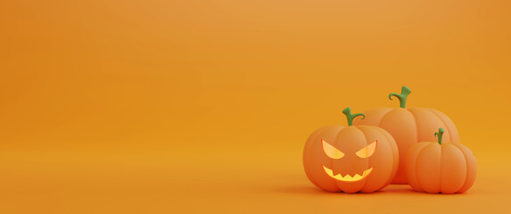 3D 8K Halloween Pumpkin 