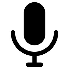Voice Recorder glyph icon