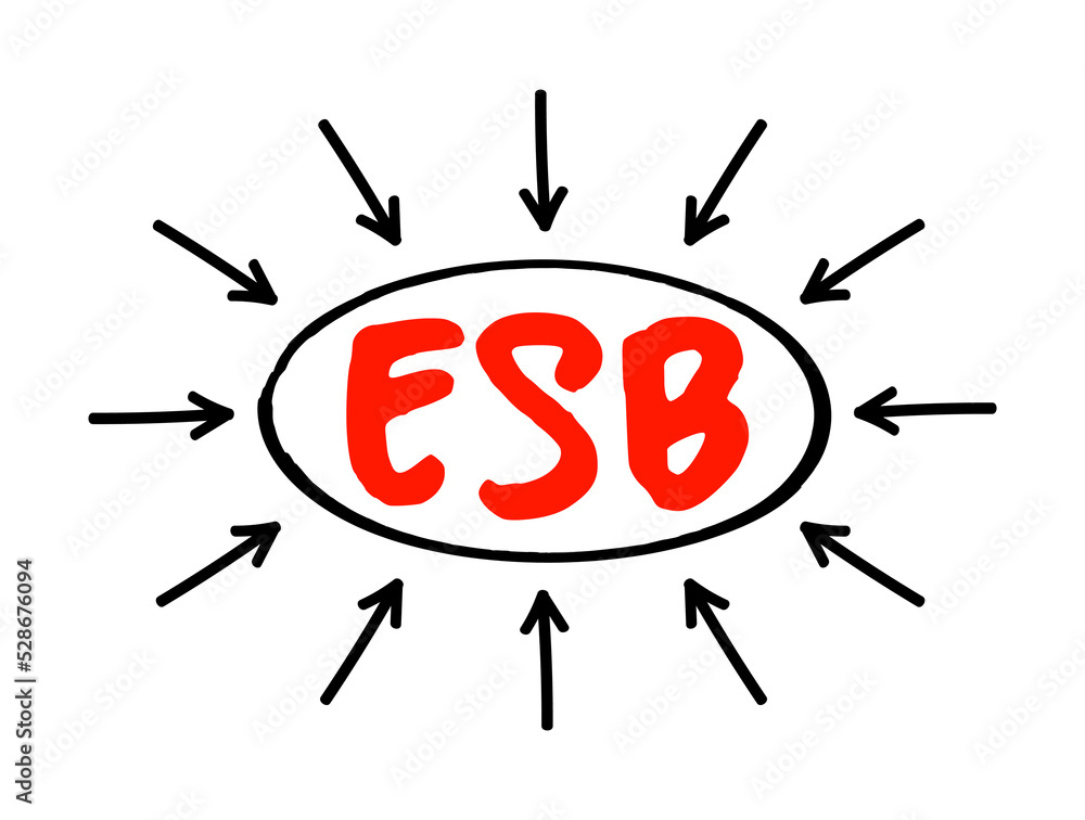 Poster esb - enterprise service bus implements a communication system between mutually interacting software