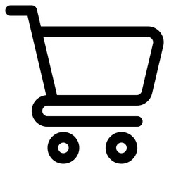 Trolley Cart line icon
