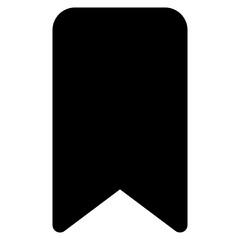 Bookmark glyph icon