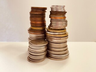 stack of coins