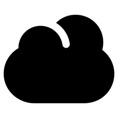 Cloud glyph icon