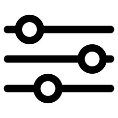 Filter line icon