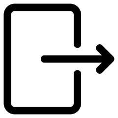Logout line icon