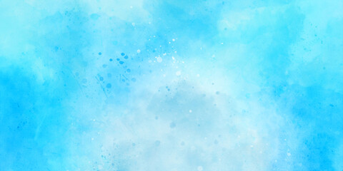 Abstract watercolor background with powder spashes. Brushed watercolour aquarelle stroke color spot blotch watercolors vector illustration. Aqua Green Colorful Watercolor Texture on White Background.