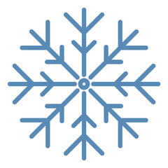Snowflake icon. Winter symbol. Cold weather sign