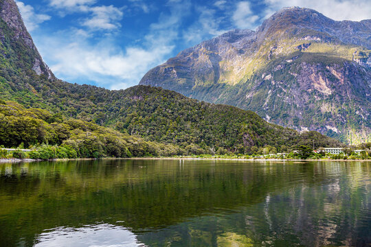 The fjord Milford Sound