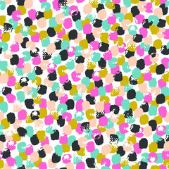 Abstract stroke of paint, dots, spots, stain, circle background.