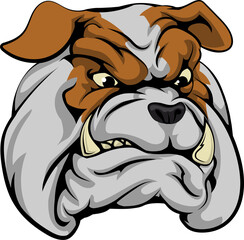 Bulldog mascot character