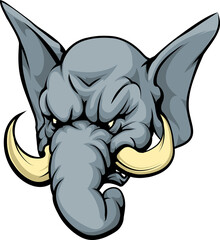 Elephant mascot character