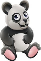 Cartoon Cute Panda Bear Animal © Christos Georghiou