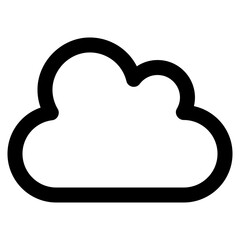 Cloud line icon