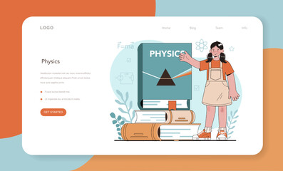 Physics school subject concept. Students explore electricity,