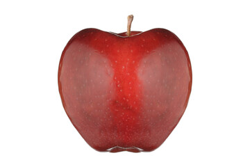 Whole red apple