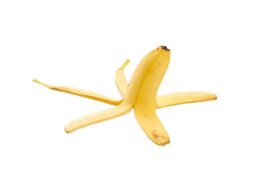 Empty banana skin