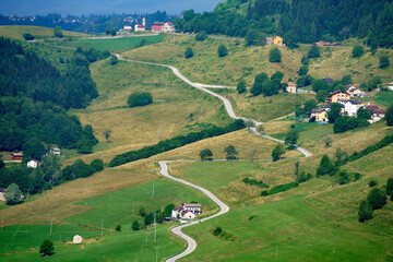 Landscape on the plateau of Asiago, Vicenza