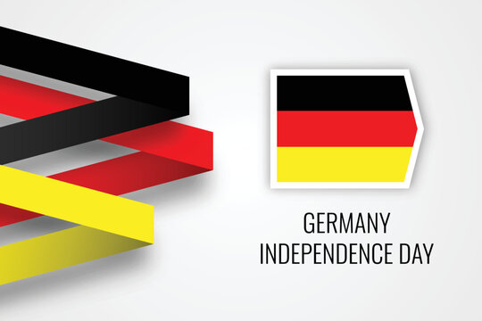 Germany unity day celebration, germany independence day template design