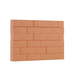 3D Brick Wall Illustration 