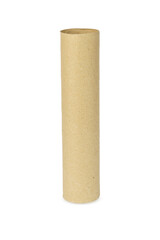 empty roll of napkins on white background