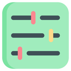 Slider Tool flat icon