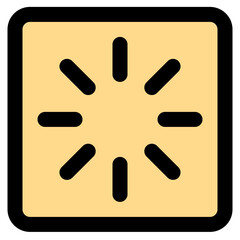 Loading line color icon