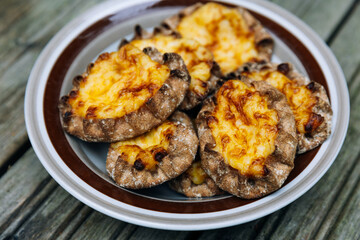 Karelian pies. Traditional finnish pastry. © nblxer
