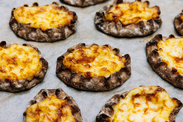 Karelian pies. Traditional finnish pastry.