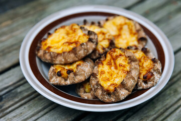 Karelian pies. Traditional finnish pastry.