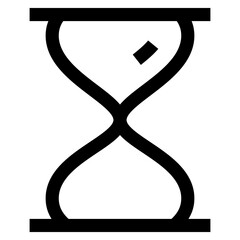 sandclock line icon