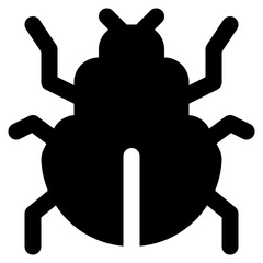 bug glyph icon