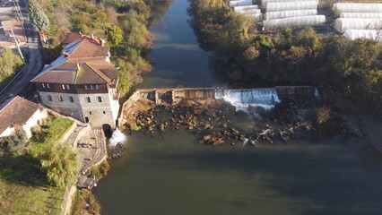 Naklejka premium restored old mill 