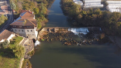 Naklejka premium restored old mill 