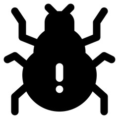 Bug glyph icon