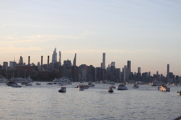 Fototapeta premium horizon le soir new york 