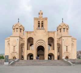 Fototapeta na wymiar Cathedral of Saint Gregory the Illuminator in Yerevan