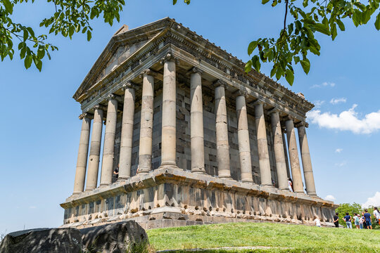 Hellenic temple dedicated to the sun god Mithra in Garni village