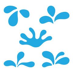 water splash, water splashing shape, aqua drop