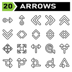 Arrows icon set include arrow, arrows, right, direction, arrow right, up, arrow up, down, arrow down, left, arrow left, transfer, exchange, sync, refresh, synchronize, rotate