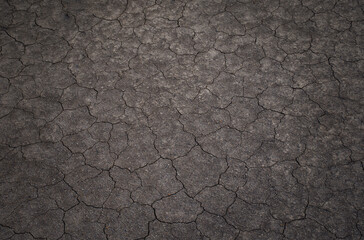 Dry cracked earth
