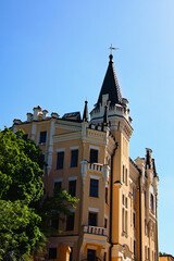 The Richard's Castle-Lion Heart-the poeticized name of the house number 15th on Andriyivskyy Descent in Kyiv. Built in the British Gothic style in XIX. One of the most mystical buildings in the city