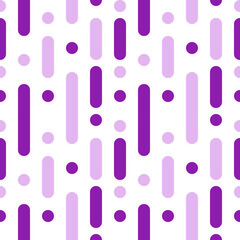 vector seamless background pattern with circles and stripe purple and light purple