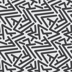 Seamless geometric pattern with different lines