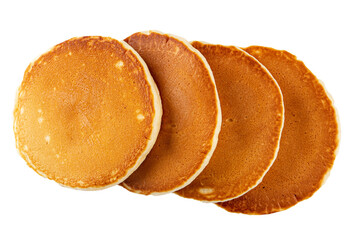 Portion of fresh pancakes - obrazy, fototapety, plakaty